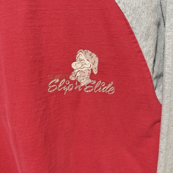 Vintage Disney Snow White Grumpy Y2K Raglan Men's Small Slip N Slide - Picture 3 of 5